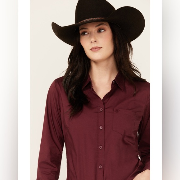 Ariat Women’s Real Kirby Long Sleeve Button-down Stretch Western Shirt - Picture 7 of 8